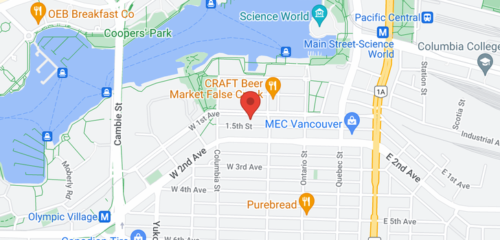 map of 704 138 W 1ST AVENUE
